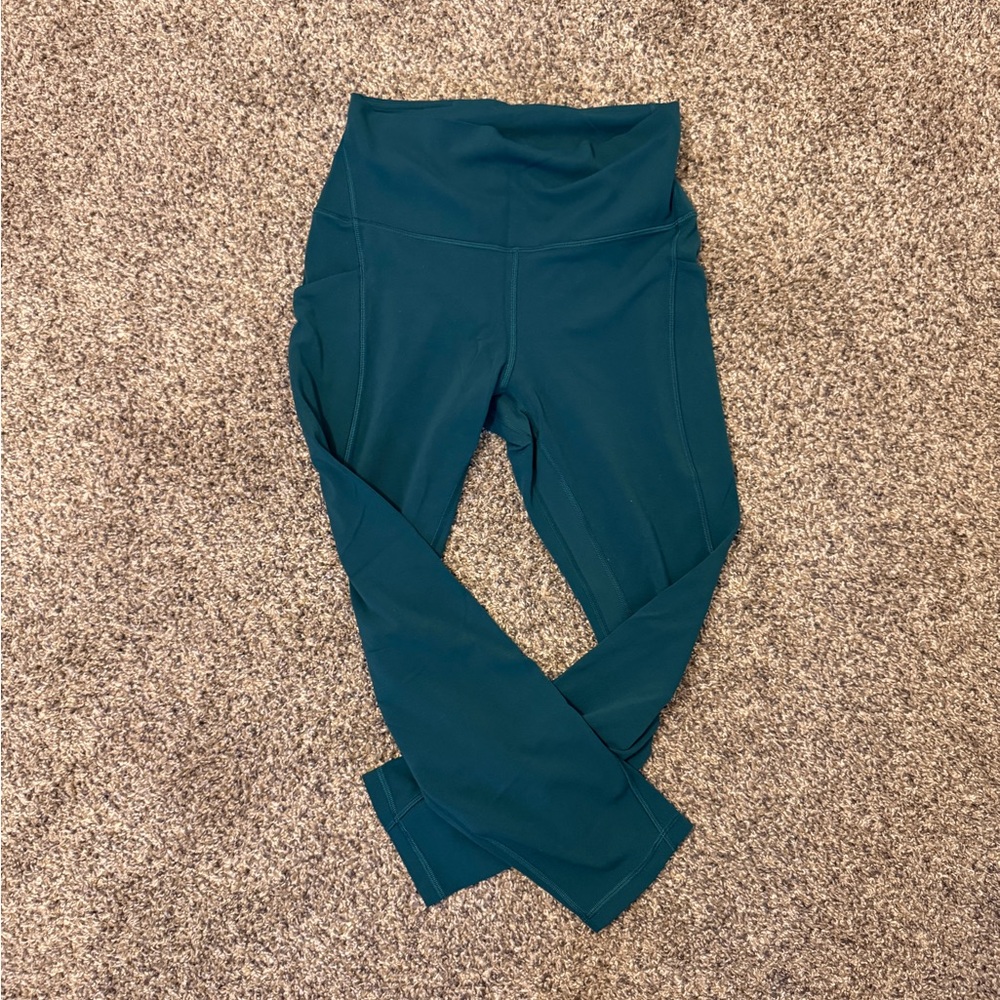 Lululemon‎ Teal Capri Leggings